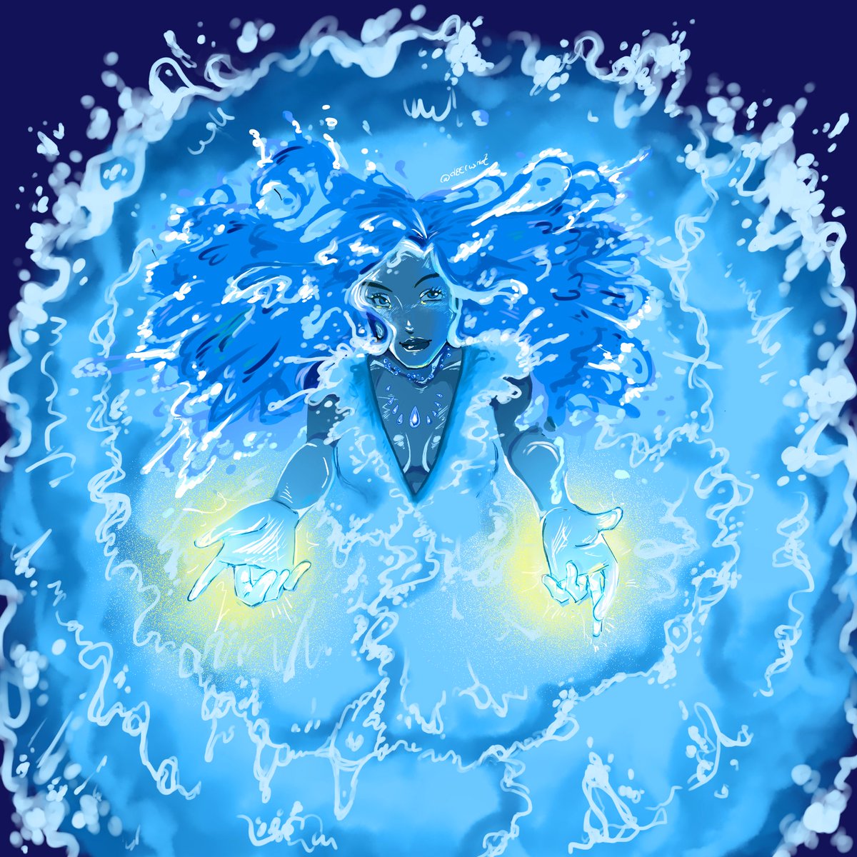 Drawing of River for <a href="/enbybarry/">vince</a> !

Took me all day... but it was lots of fun...

#dateeverythinggame #dateeverythingriver