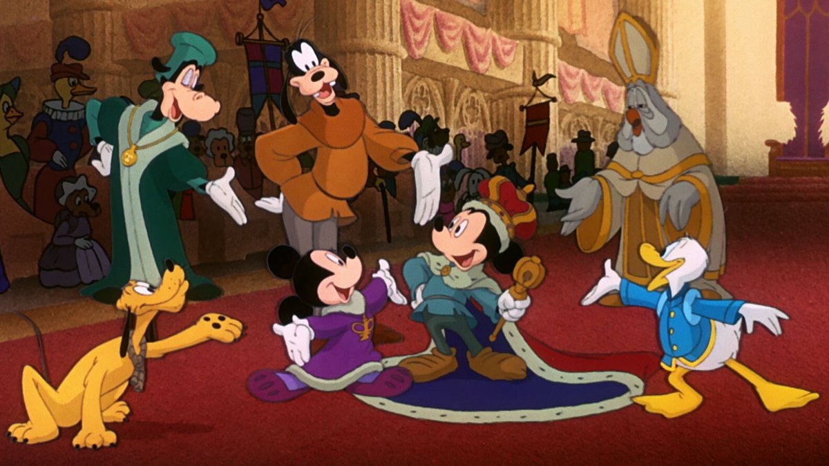 全米公開から今日で𝟑𝟓周年👑 『ミッキーの王子と少年』 外の世界を