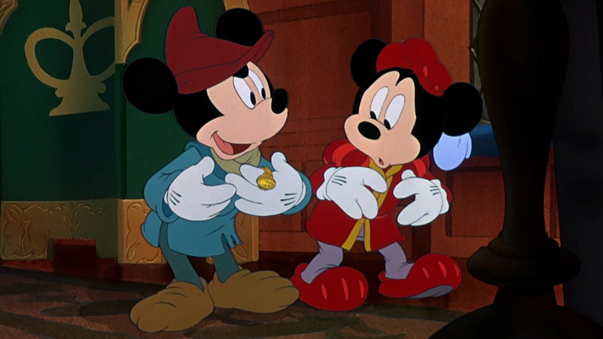 全米公開から今日で𝟑𝟓周年👑 『ミッキーの王子と少年』 外の世界を