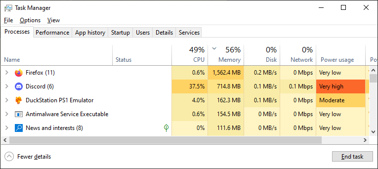 McJohnson922's tweet image. You should work on making the app less of a CPU &amp;amp; power hog. It&apos;s been like non-stop like this out of nowhere the last few days, and it&apos;s getting pretty ridiculous.