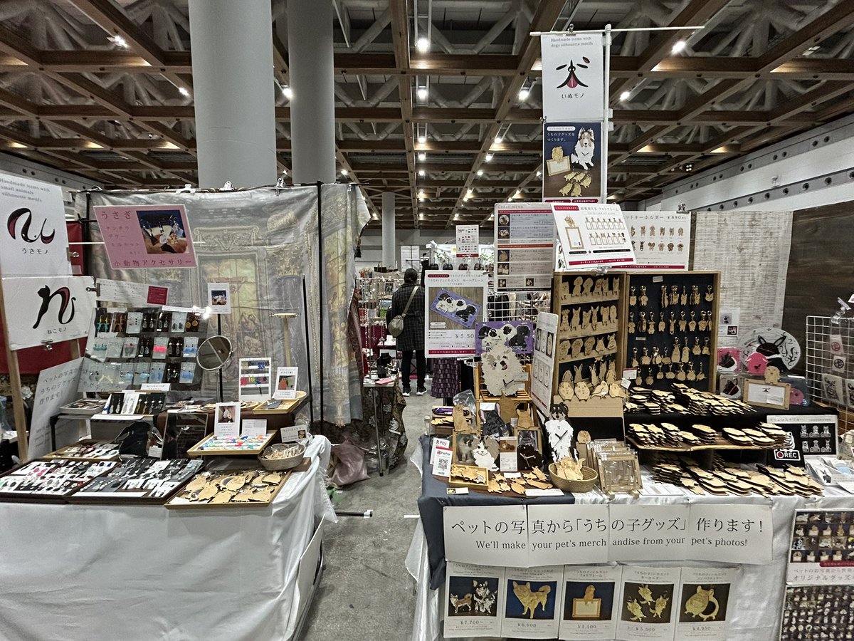 デザインフェスタ 2日目！！ うさぎイヤーアクセ補充♡ 新作だらけです