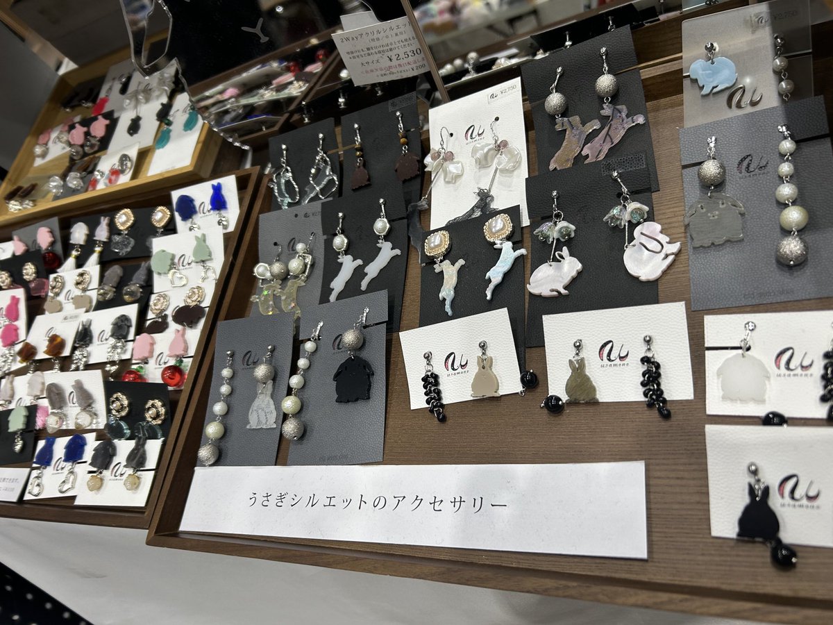 デザインフェスタ 2日目！！ うさぎイヤーアクセ補充♡ 新作だらけです