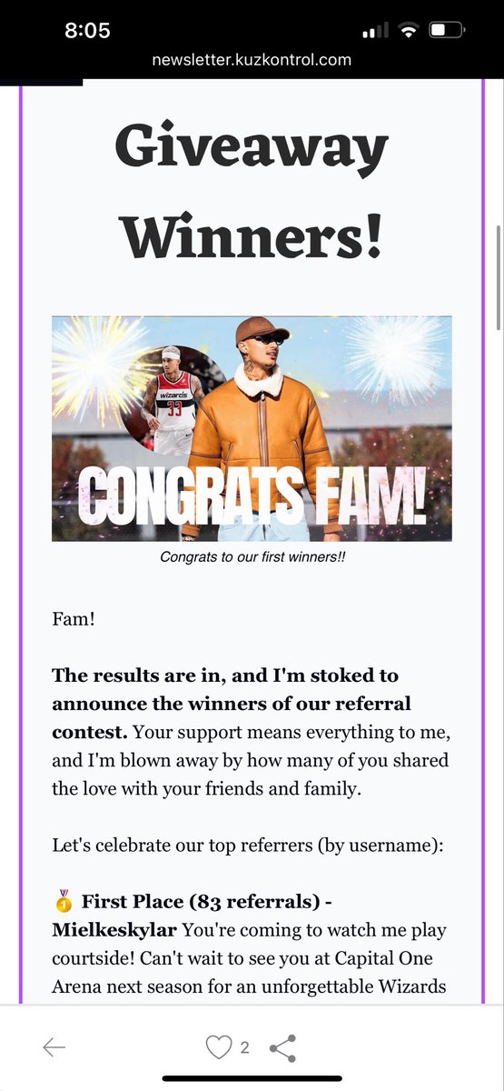 WetWilly03's tweet photo. @kylekuzma @KyleKuzmaFF 
Where are the courtside tickets you promised?

You gotta come through. My GF is the biggest Kuz fan and been waiting.

Got the receipts: https://t.co/Ou5EzcczSk