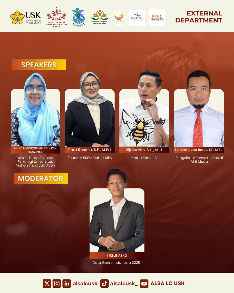 alsalcusk's tweet image. [MAIN EVENT CLCC 2025: FUN DAY AND TALKSHOW]

Hello, ALSAians!

External Department proudly presents Main Event CLCC 2025: Fun Day and Talkshow with the theme: “Inclusive Health For Every Unique Journey: Caring For Families, Amplifying Voices.”