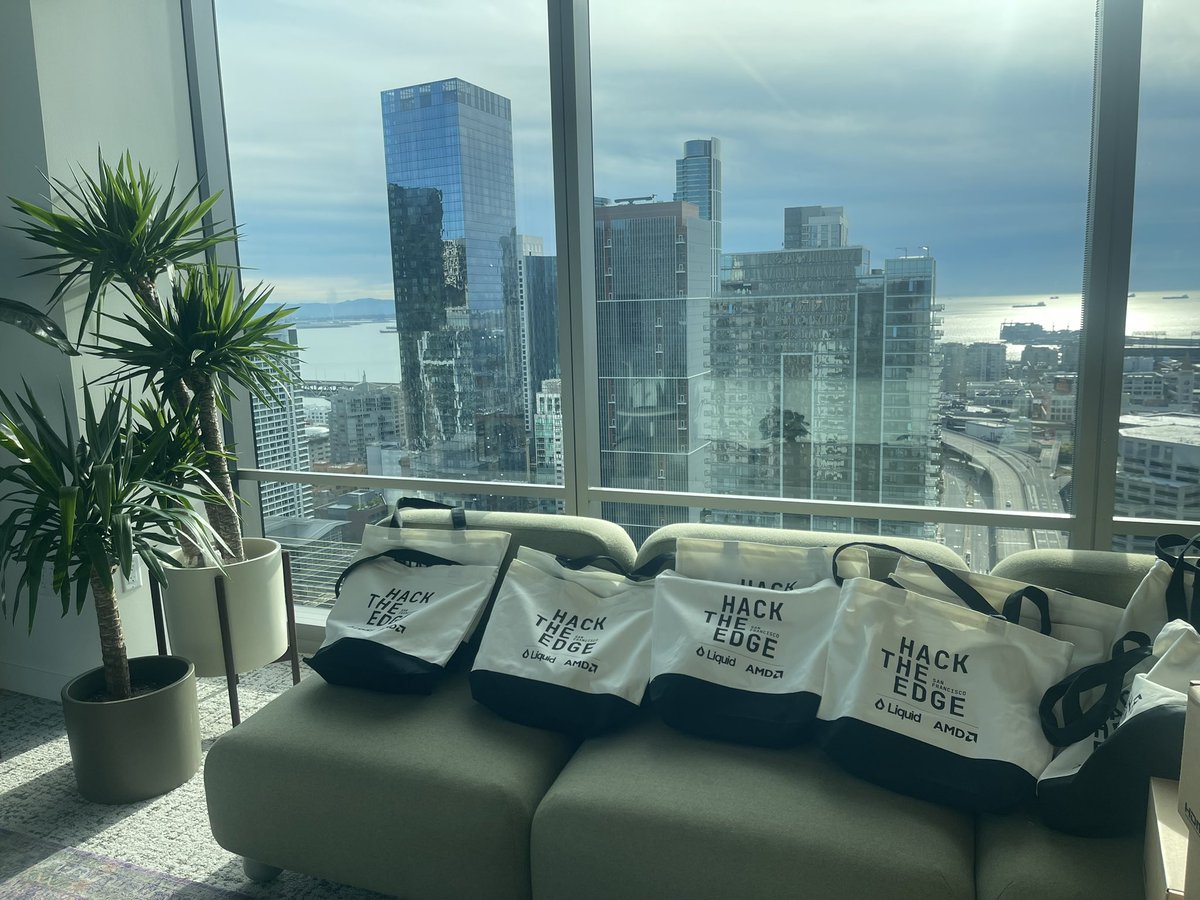 AIatAMD's tweet image. Weekend hackathon mode: activated 👏

Excited to spend the weekend with the @LiquidAI_ team for Hack the Edge in San Francisco — two days of building, learning, and pushing the limits of what’s possible. Let’s go!