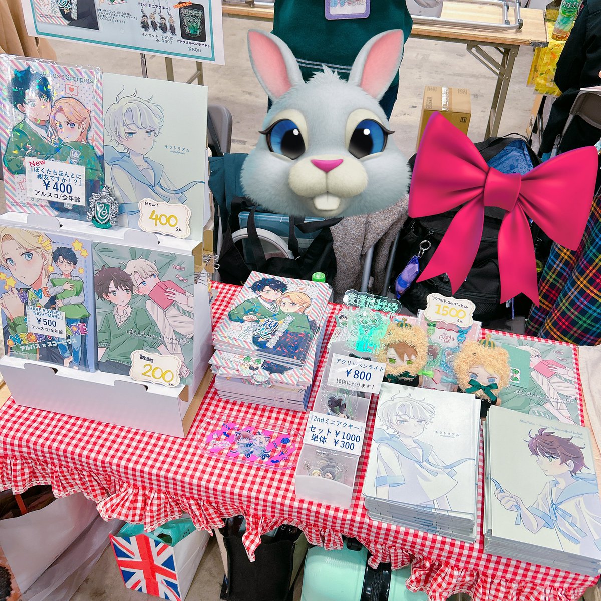 設営しました！！よろしくお願いします〜🧸