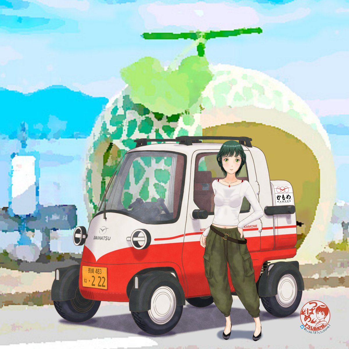 先日アップしたダイハツのコンセントカー #ミゼットX のカラバリです