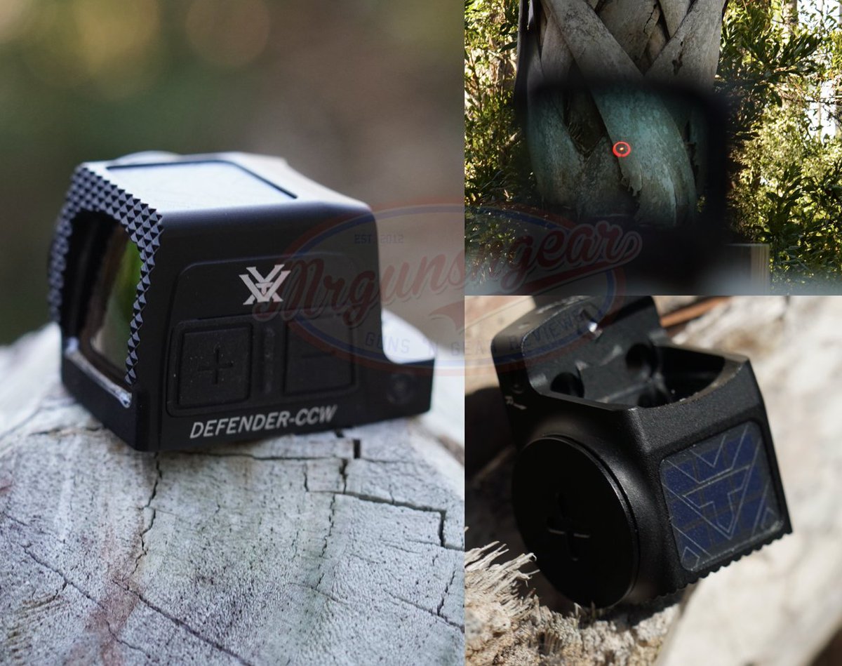 Mrgunsngear's tweet image. The enclosed Vortex Defender CCW red dot has arrived for review 🔴

I&apos;ve got it mounted up on a gun at the moment but I can show y&apos;all until next week as it&apos;s currently embargoed; stay tuned 👀

#Vortex #RedDot #solar