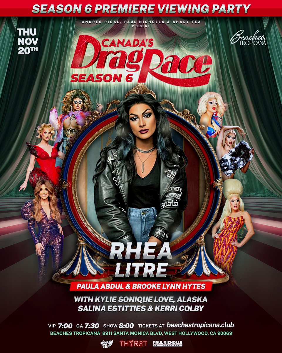 OMG <a href="/PaulaAbdul/">Paula Abdul</a> is throwing a party in #WeHo! Join Us THURSDAY! beachestropicana.club