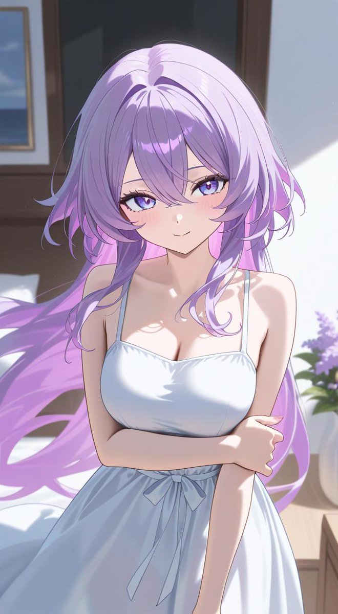 お題「ライラック」 ライラック色なのね #AIイラスト #AIイラスト絵師