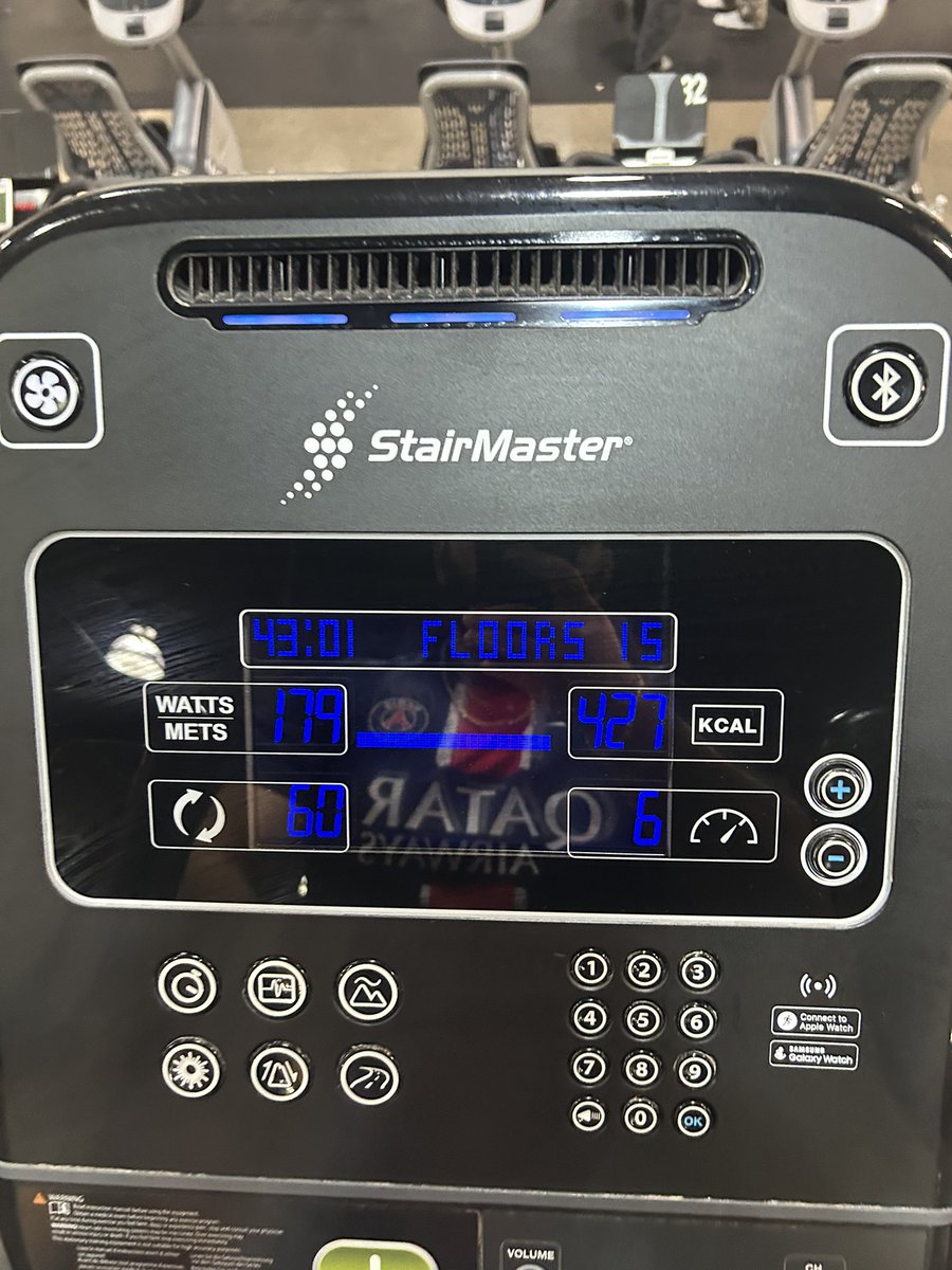 43 minute warmup 👍🏻