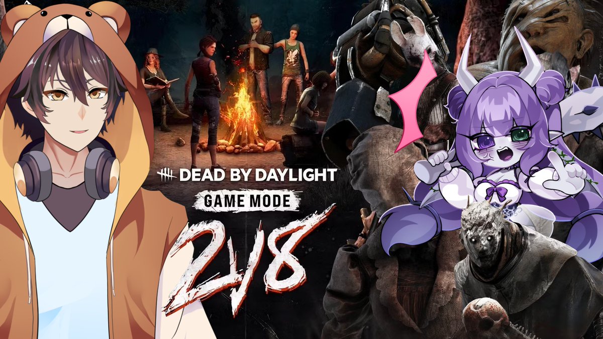 Playing some 2v8 with <a href="/ElissiaVT/">Eli 💜</a> tonight! the que times take forever so im gonna suffer as survivor 😭