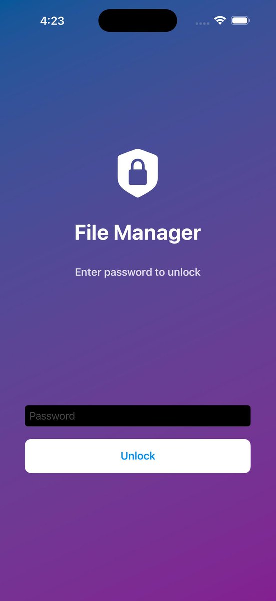 Dev_3zozz's tweet image. Secure File Manager Pro.
A powerful, privacy-focused file management application for iOS with military-grade security features and intuitive organization tools. Keep your files secure and accessible only to you.

#SwiftUi #Swift 

Open Source 
github.com/AzozzALFiras/S…
