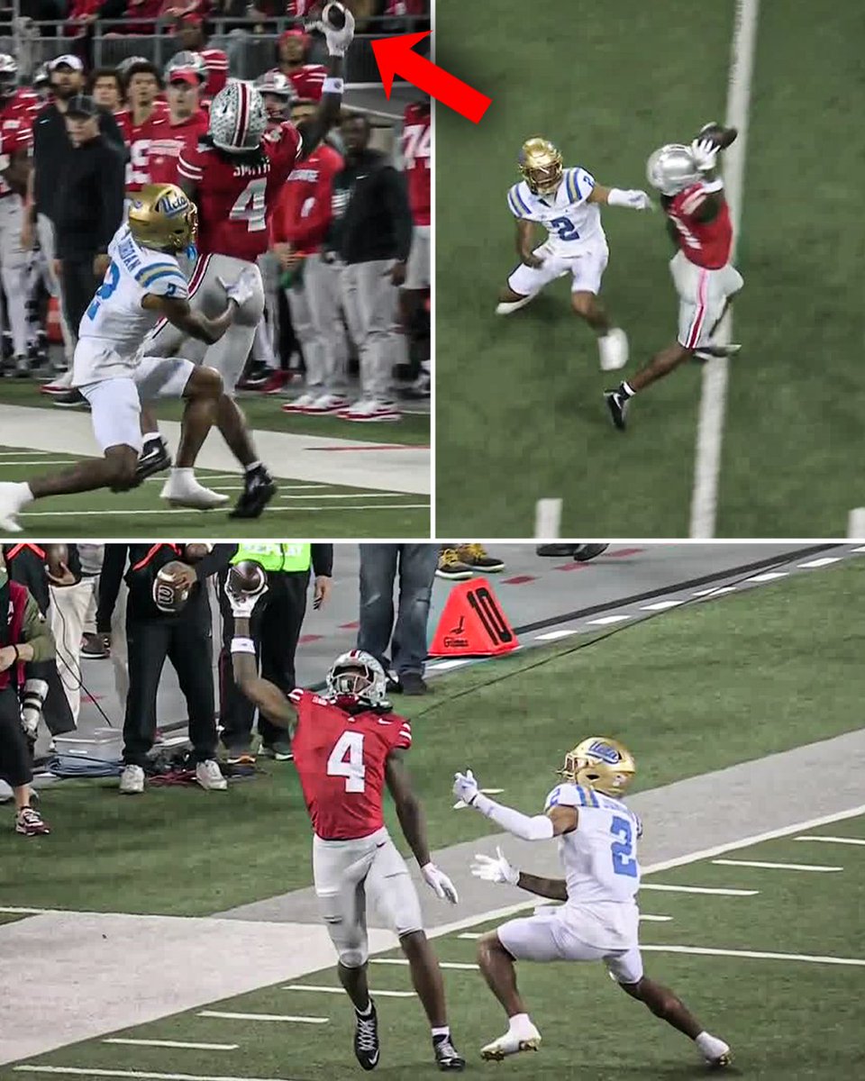 JEREMIAH SMITH WHAT A GRAB 🤯

One-handed with ease 😮‍💨