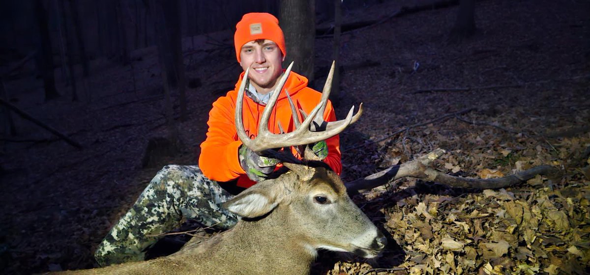 Nephew Colton got it done tonight! First buck for the youngster! Proud of the kid!
