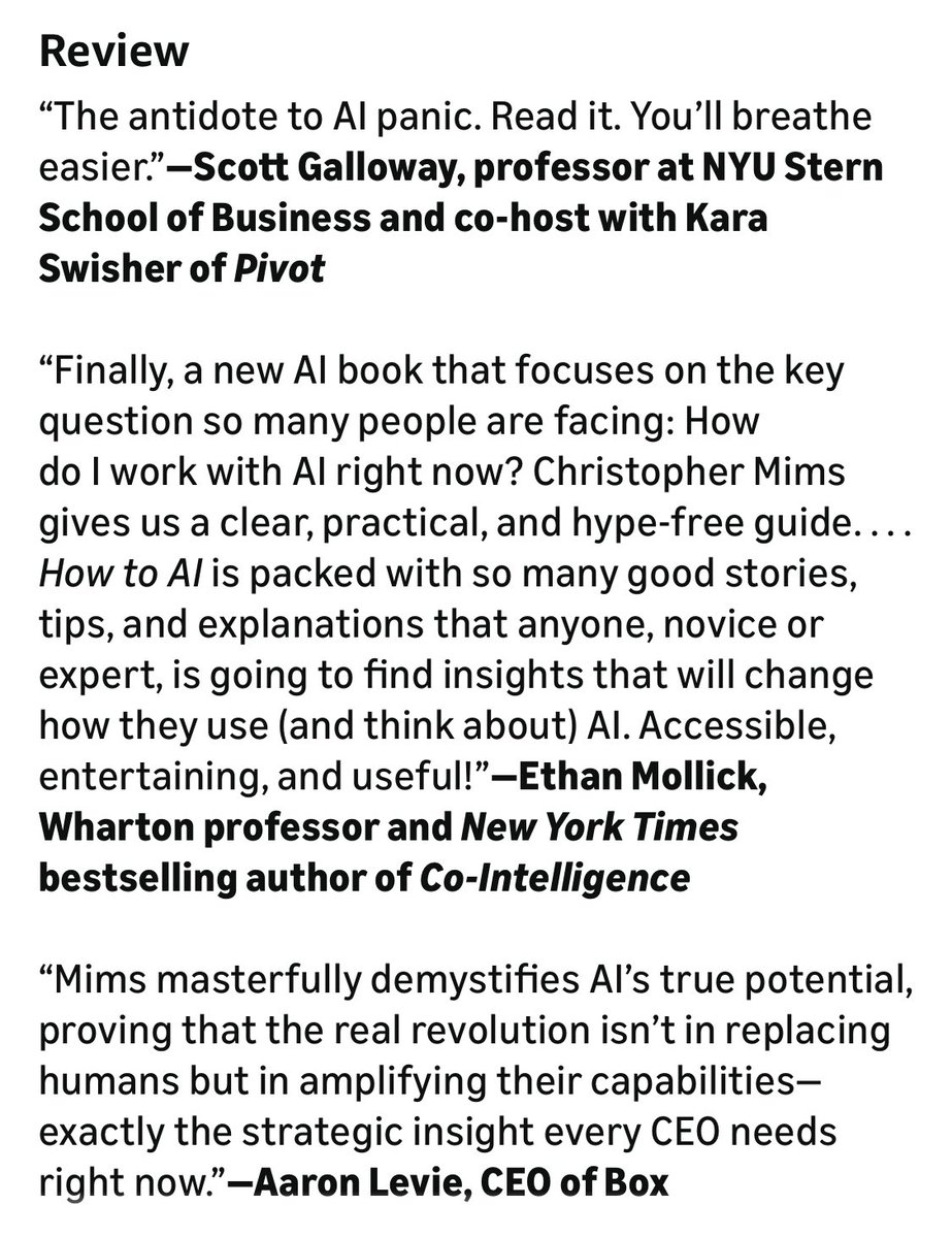 ScanmyphotosC's tweet image. Great title! Congrats Christopher, great reporting as always. Just pre-ordered your new #HowToAI book. It feels like the straight-talk guide leaders actually need right now, and I’m excited to dig in. 👏📘

#CES2026
Order: a.co/d/7uVvHPJ

/Mitch