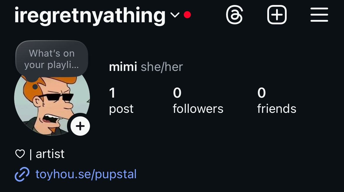 I have the 'gram now if anyone wants to follow me on there too..