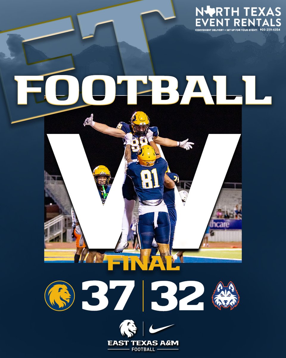 LIONS WIN! Sending off our seniors with a home W! #HailET