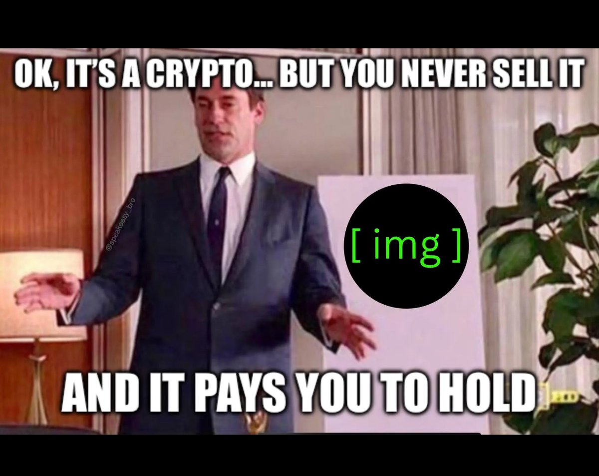 When will the world realize it really is that simple?

Hold $IMG , earn $SOL