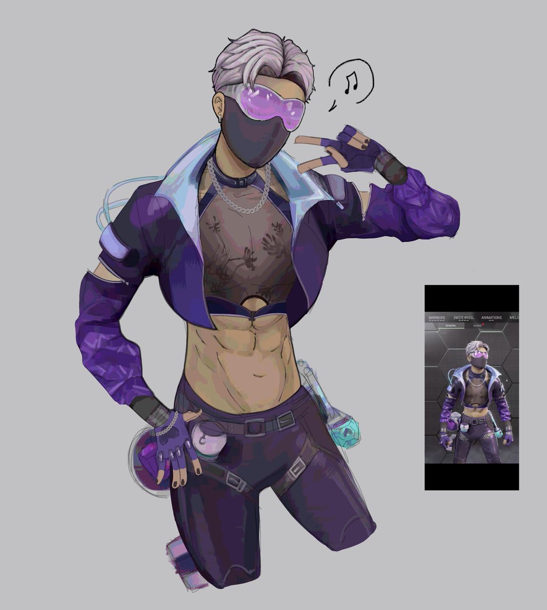SpeedyStim's tweet image. I lowkey need him to sing to me 🎵🎤
#ApexLegendsFanart #Octane