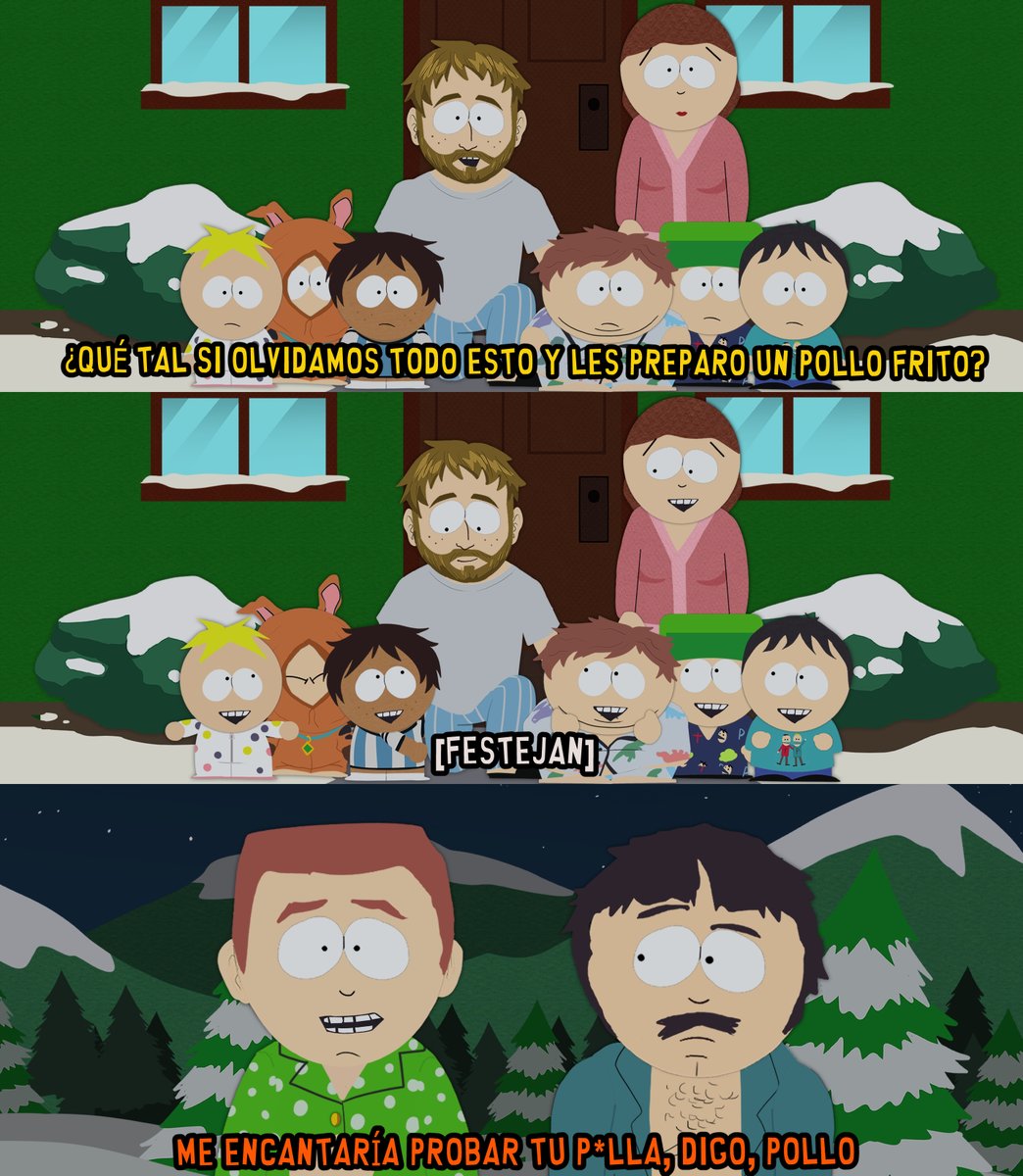 El que hambre tiene, en pan piensa 🧐

#SouthPark #fanart #AU #comic #humor