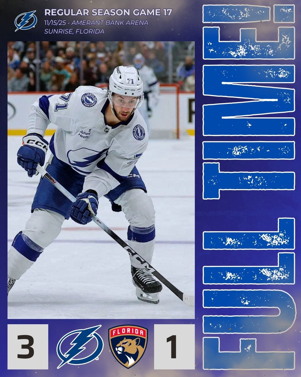 BoltsByTheBay's tweet image. Went down to Sunrise and took care of business as Finley scores his first NHL goal! #GoBolts, #BeTheThunder!