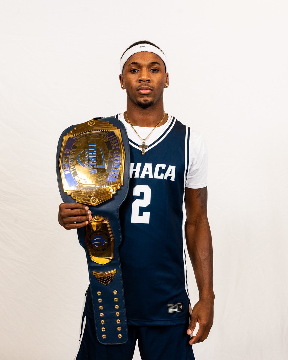 IthacaMBB's tweet image. We win, we give out the Bomber Belt! Complete team effort, but Jaylon picked us up with 10 rebounds (7 offensive!), 5 steals, 6 points and a chase down block at the rim! Great job Jaylon! 

#GoBombers | #Family | #D3Hoops