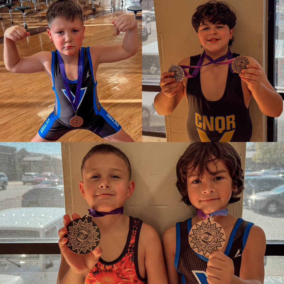 VCS_WRESTLING's tweet image. Great day with our
Elementary Novice wrestlers today at the Mannford
🏴‍☠️🏴‍☠️BlackFlagBrawl.
#CNQR
