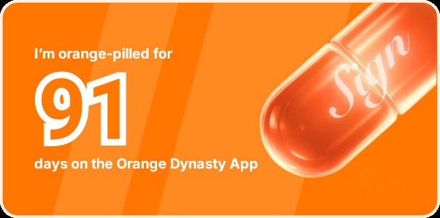 I've been Orange-Pilled and Seeing Signs for 91 days 👀🧡🐉.Join the app and be a better version of yourself!
orange.sign.global/app?user=1Y5YM…