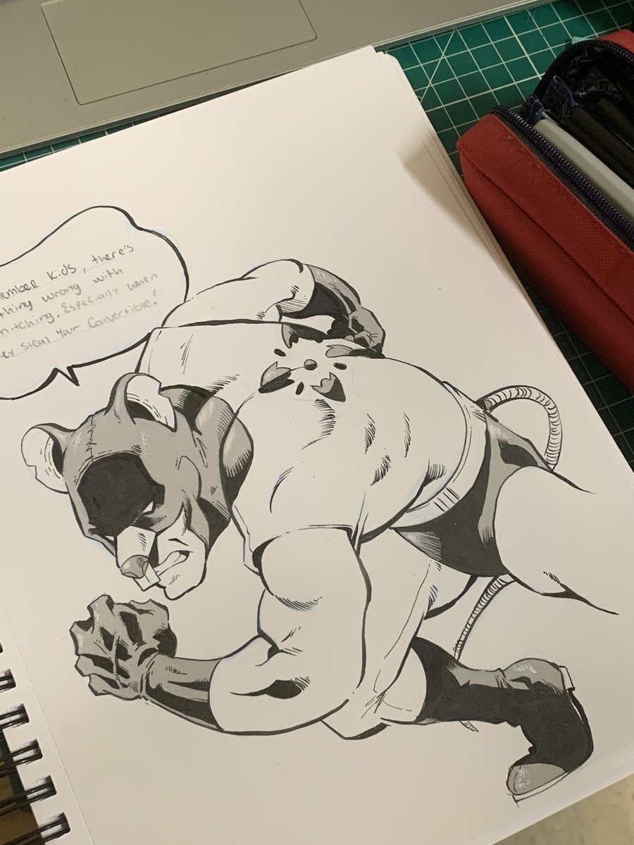 StarMight : Rat Man 
-
#starmight #sega #sketchbook #comics #sketch #screentone #style #artist #artwork #cartoon #90s #draw #illustration #80s #sonicthehedgehog #pencil #digital #sonic #jojosbizarreadventure