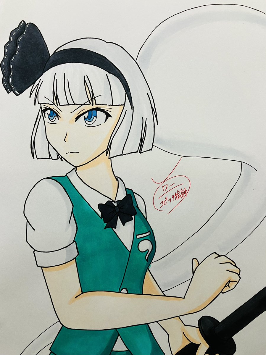 アナログ絵で魅せてみよ #コピックイラスト デジタル絵やAI画像が