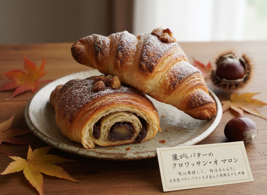 KKstudio_design's tweet image. 11月くるくる会中級編の「パンフェスフライヤー」絶賛制作中❣️😊

架空のパンもチャピに案出ししてもらい、プロンプトとしてそのままFireflyに流して画像も作成🥐💓

1枚目：商品名の札が要らなかったので
↓
2枚目：「商品名不要」のプロンプトを追加できれいに削除👍✨

#Adobefirefly
#くるくる会