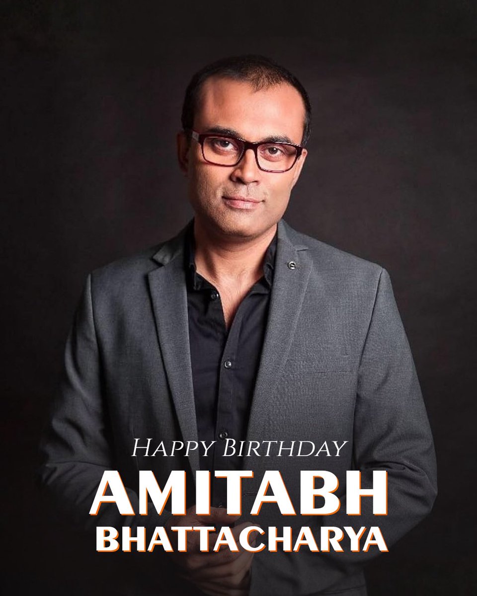 TipsFilmsInd's tweet image. To the man who writes what the heart feels, Happy Birthday, Amitabh Bhattacharya! ✨🎶🎉
.
.
(Tips Films, Happy Birthday, Amitabh Bhattacharya)
.
.
#TipsFilms #HappyBirthday #AmitabhBhattacharya