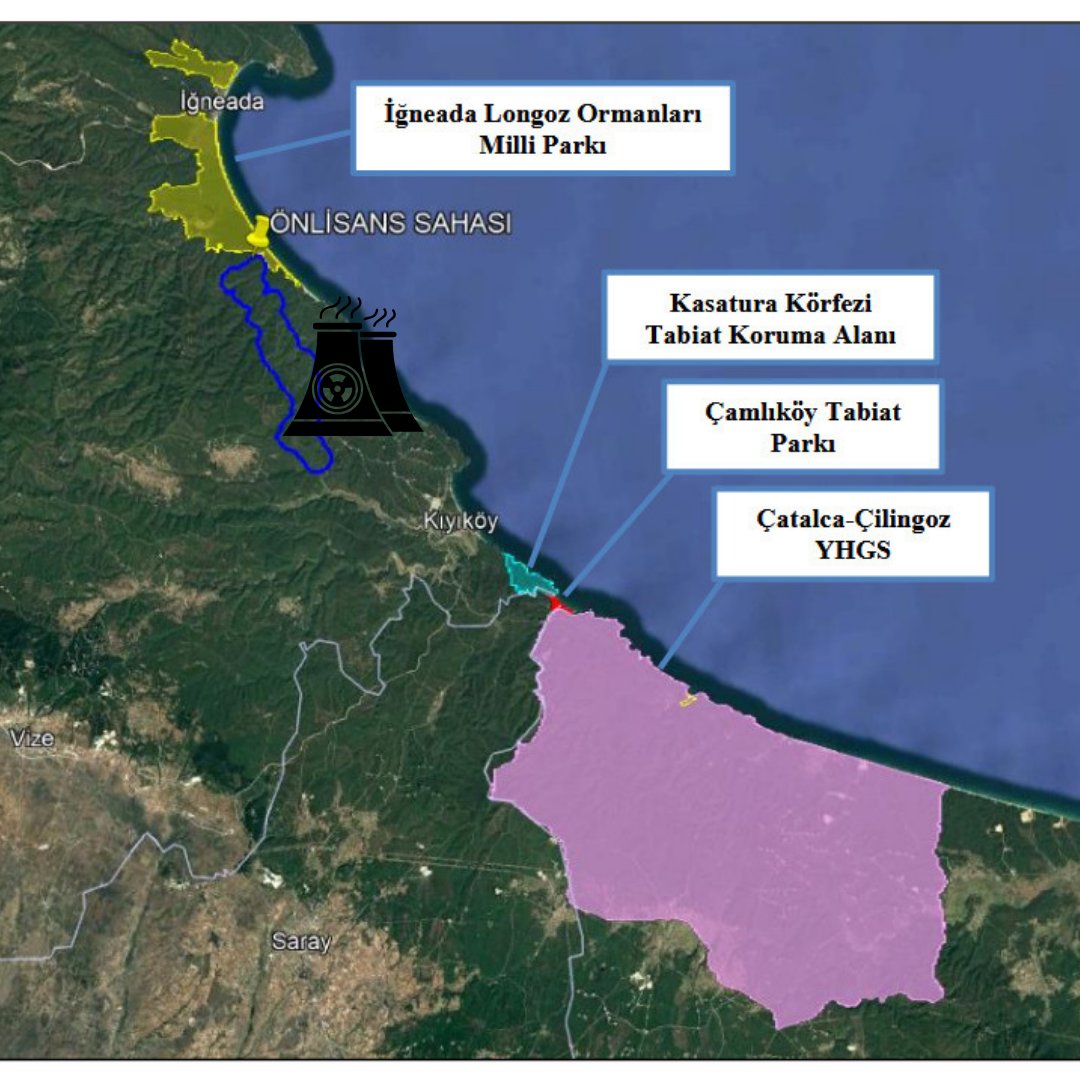 ozzgurbuz's tweet image. Trakya&apos;da yapılmak istenen nükleer santralın yerini öğrendik. Istrancaların kalbinde, koruma alanlarının ve ormanın ortasında. Bugünkü haberim:
birgun.net/makale/istranc…