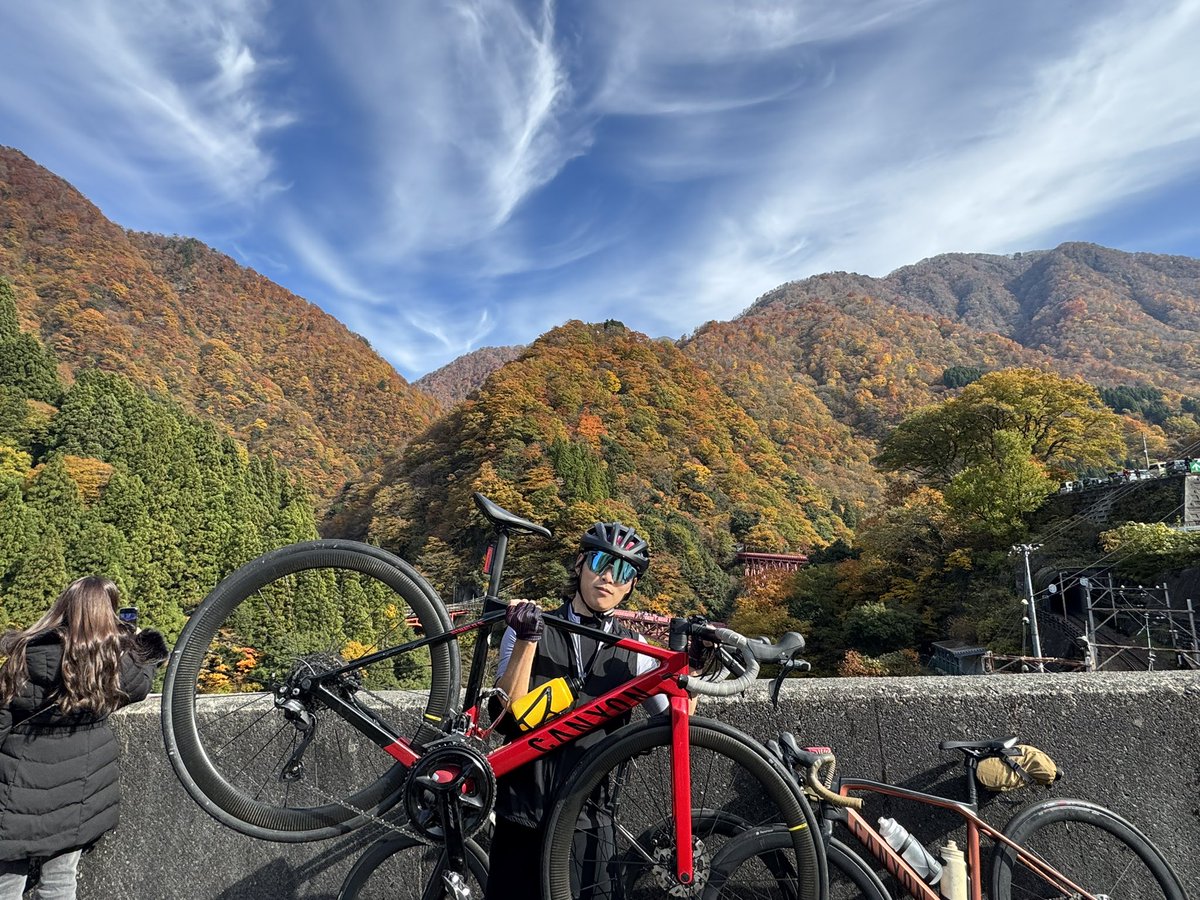 myoki_road's tweet photo. 久々チャリ活
宇奈月紅葉ライド
仕事前だったので時間的に魚津スタート
#富山 #ロードバイク https://t.co/TlBZNlohyx