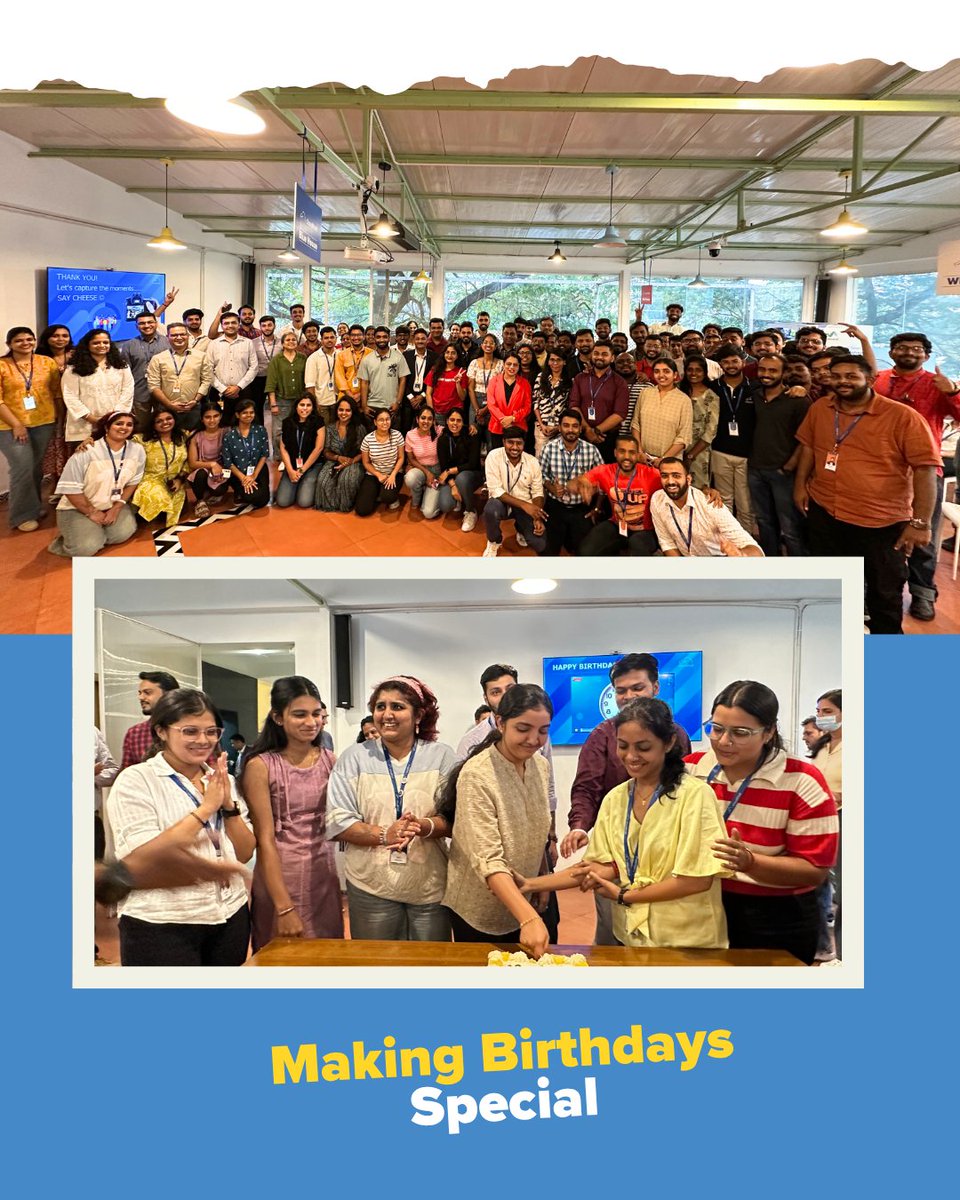 cloudthat's tweet image. Moments like these remind us why a strong workplace culture truly matters. Our monthly meetup wasn’t just a gathering - it was a chance for everyone to pause, connect, and celebrate the milestones that make our journey meaningful.

Here’s to growing as a team, celebrating every…