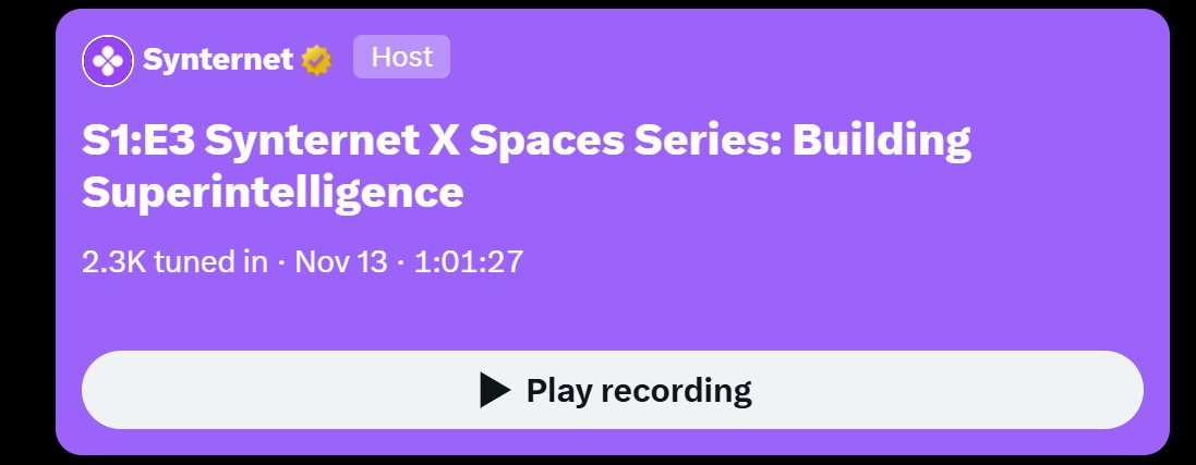 satouweb3's tweet image. In the recent AMA with @synternet_com @aigaealabs  , our Co-Founder said TGE is at the end of this month.

but there isn&apos;t any announcements and L2 is still ongoing, what&apos;s your thoughts
