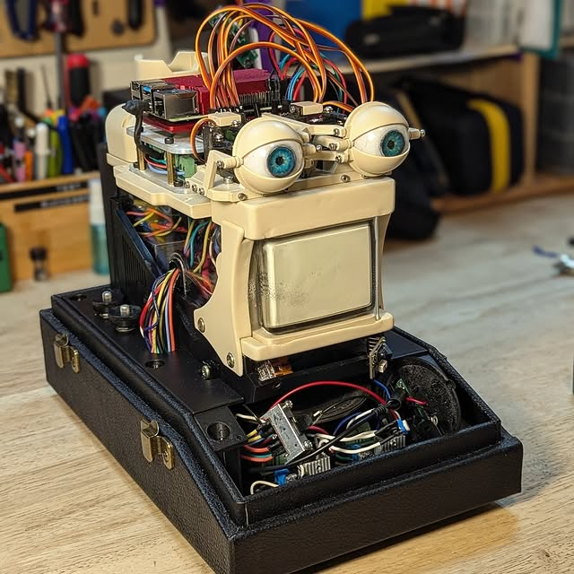 XiaoMa5777's tweet image. This guy had a childhood dream of creating his own robot friend inspired by movies like wall-e and the iron giant.

He spent well over a year and finally, Tommy-B-003 came to life!

He works on it in silence and takes his time since he has no type of funding, but posts major…