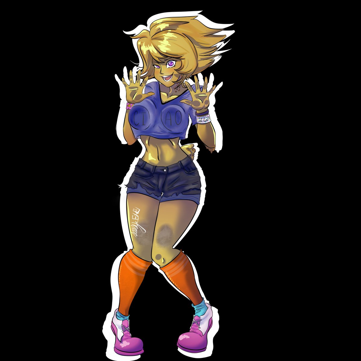 Concept of Enhanced Reborn Chica :3