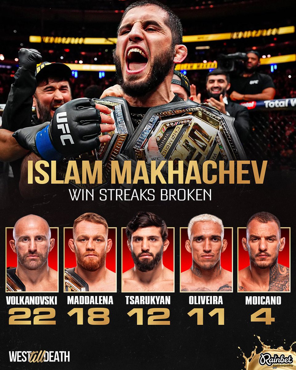 WestTillDeath's tweet image. The win streak killer #UFC