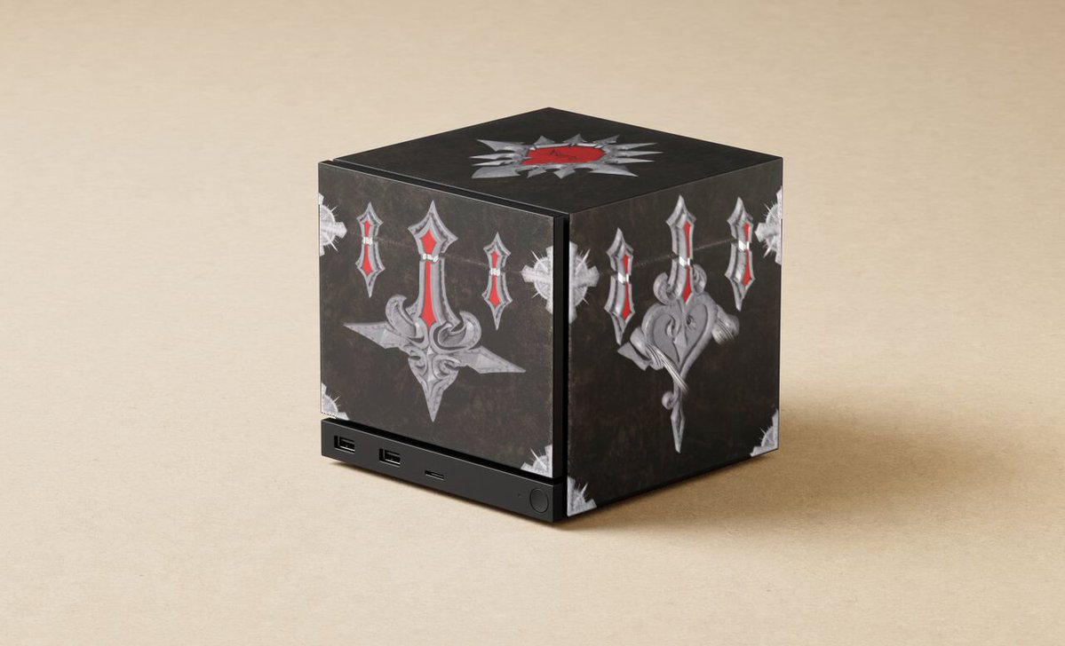 Hear me out
Kingdom Hearts Black Box Steam Machine skin