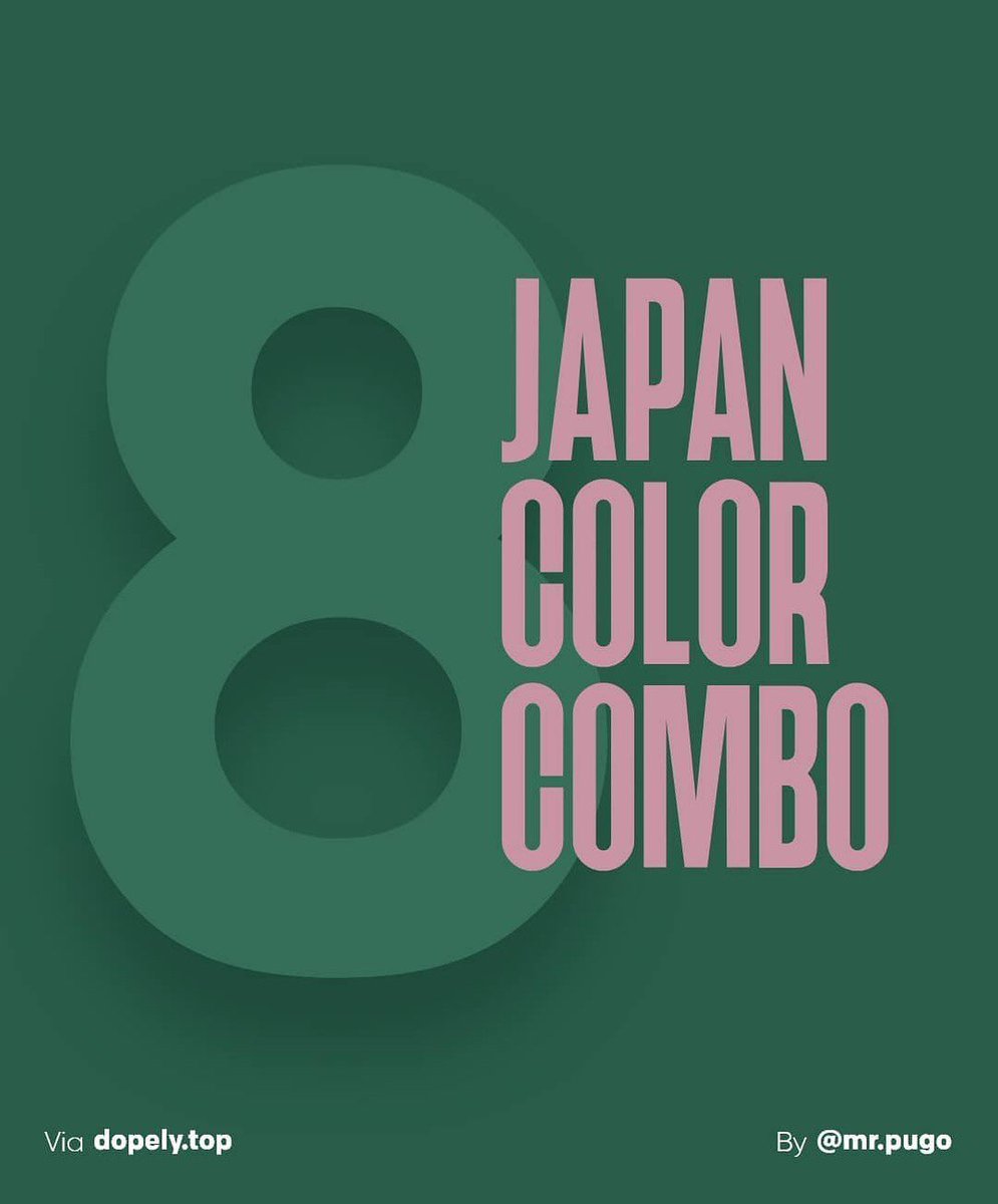 UiSavior's tweet image. Few Japan colour combo palettes 🎨