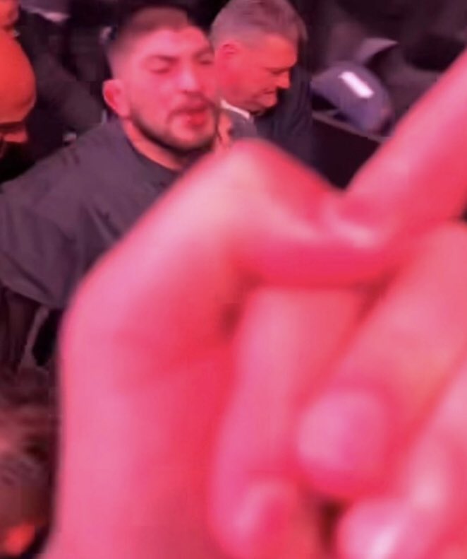 GamerRickMMA's tweet image. Funniest thing I’ve seen all night 😂 @dillondanis #UFC322 #UFC #Dagestan