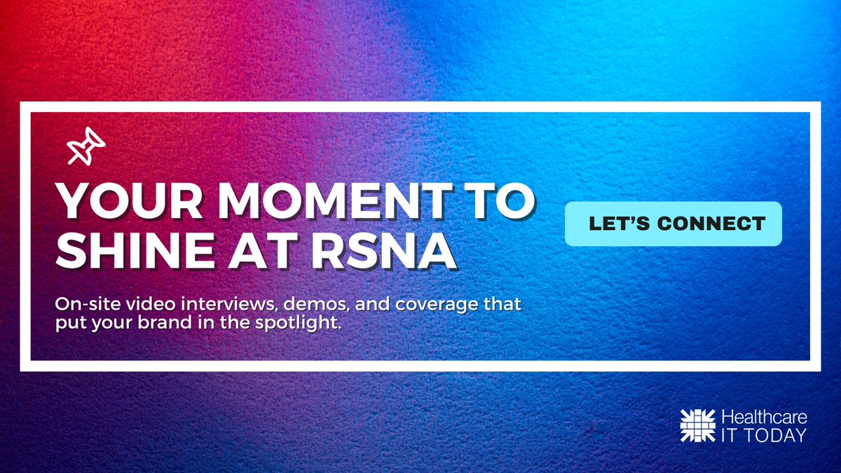 techguy's tweet image. Headed to #RSNA this year? 🎯

Let’s turn your presence into impact with:
🎥 Executive video interviews
💬 Customer story features
🤝 Partnership spotlights
🧠 Product demos
📸 Session coverage

See packages 
👉 healthcareittoday.com/wp-content/upl…

#HealthTech #HealthcareIT #HITsm