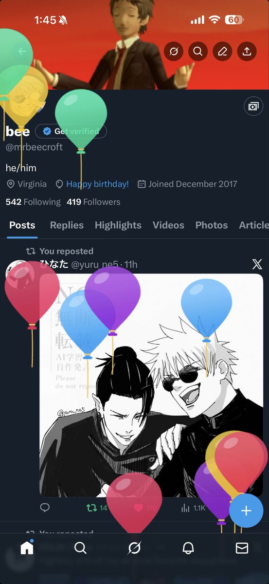 mrbeecroft's tweet image. Balloons