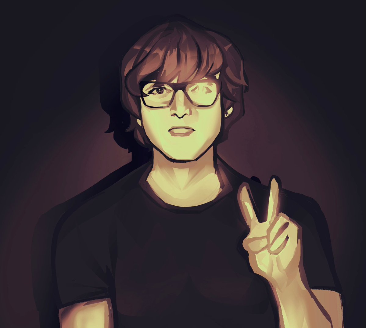 Weee ooo i look just like buddy holly