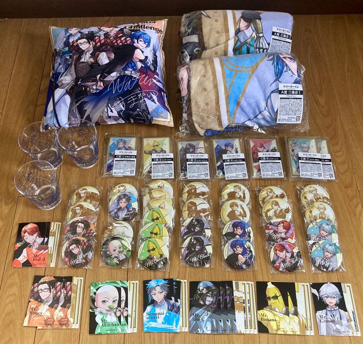 ウォーターチャレンジ ドリーミーくじ A賞ブランケット2種類セット