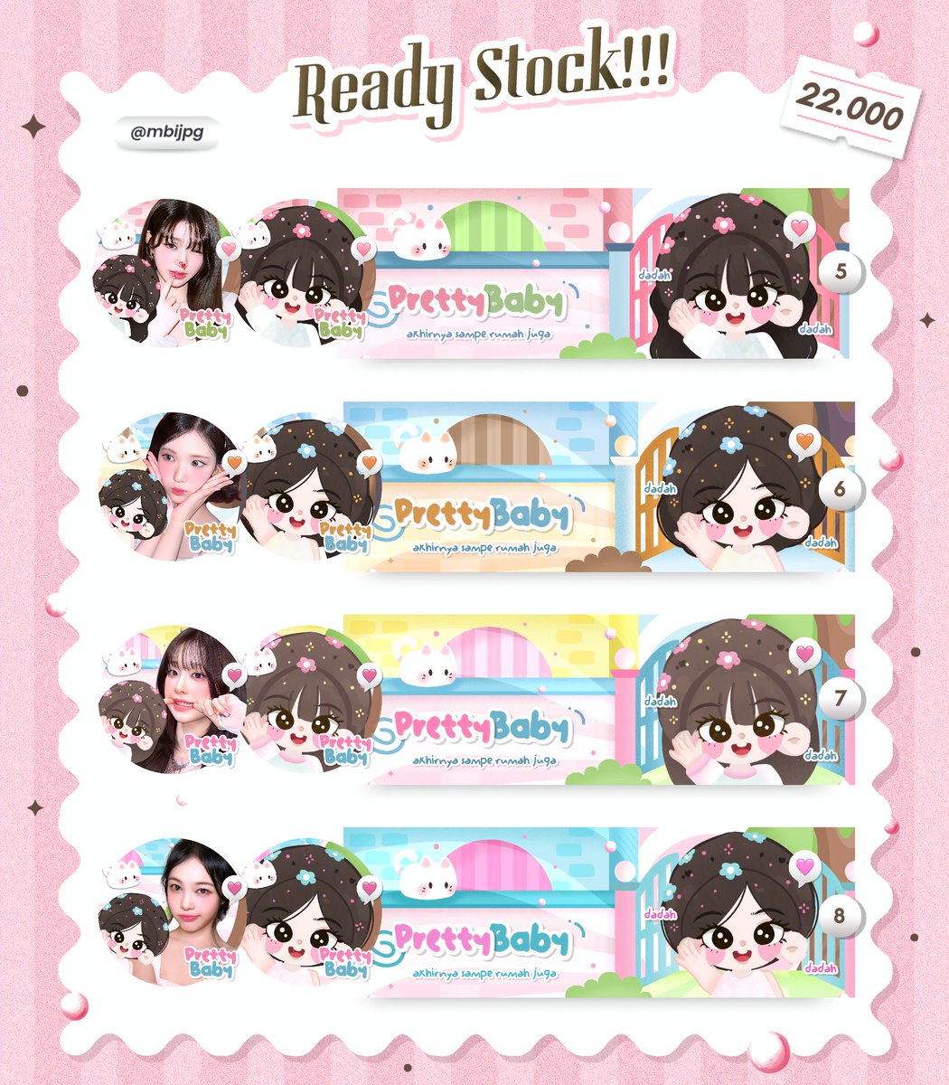 🌟 Help Repost!

Bawa layout “Pulang ke Rumah” kamu yuk 🏠💗
Siap kamu jemput lewat DM jam 14.00! 😚🌷
💌 Price on Pict
🎨 Free retext
✨ Open req (+2k)
🌸 Bisa buat wabis (by req!)

Belum sreg?
Bisa order by request biar warna, rambut, dan bajunya sesuai selera kamu 🎀
#zonauang