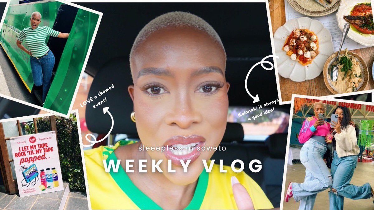 TwiggyMoli's tweet photo. VLOG: WORKING AT A SUNDOWNS CAF GAME AT LOFTUS, INFLUENCER EVENTS & LUNCH WITH MAMA MOLI ๐โฝ๏ธ๐ฆ
https://t.co/r1aYNsg2By
#SleeplessInSoweto #YouTubeZA https://t.co/iEhNnYU6RD