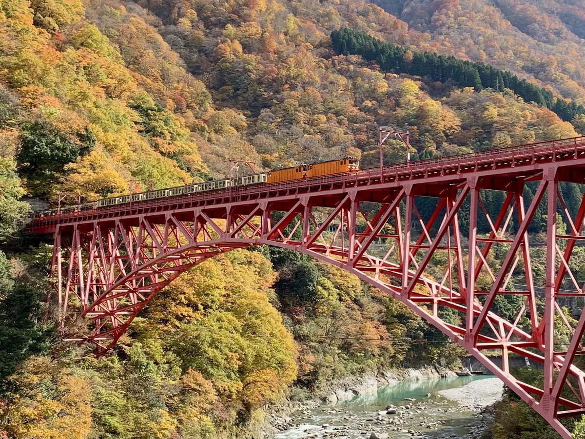 yuu_m1412's tweet image. #黒部峡谷トロッコ電車 #黒部峡谷 #富山県